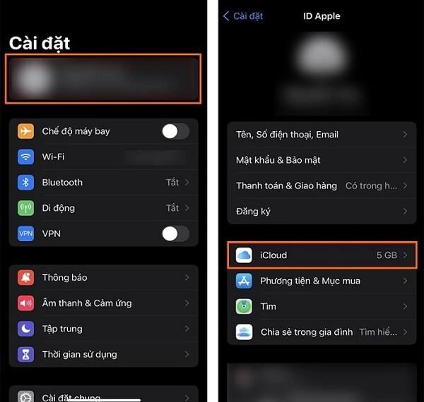 Cách mua thêm dung lượng iCloud trên iPhone