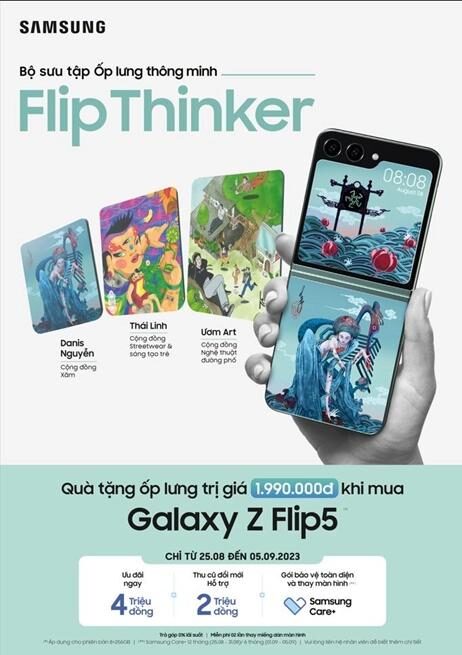 Quà tặng độc quyền cho người dùng Galaxy Z Flip5 cùng bộ sưu tập Flip Suit