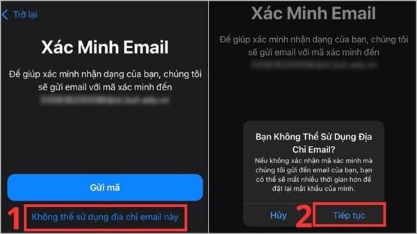 Xác minh qua Email